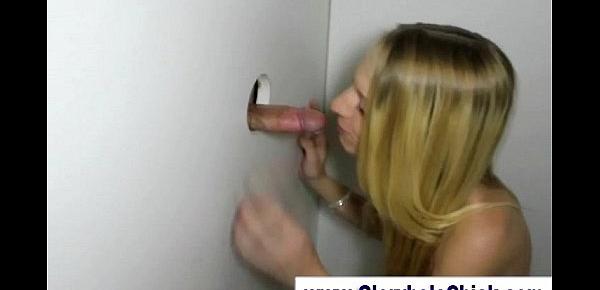  Teen jizzed at gloryhole